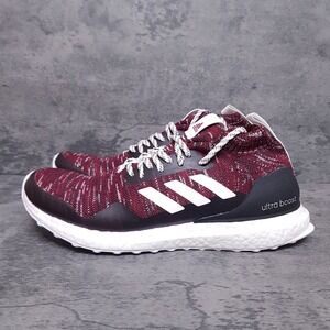 ADIDAS Ultra Boost DNA Mid X Patrick Mahomes Running Shoes Mens 8.5 Burgundy‎
